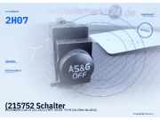 (215752 Schalter MITSUBISHI Colt VI (Z30) 2H07