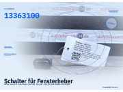 Schalter für Fensterheber OPEL Astra G Cabriolet 13363100