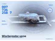 Wischermotor vorne FIAT Panda (169) 0077362587
