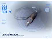 Lambdasonde OPEL Omega A 0258003017