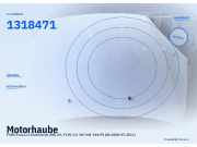 Motorhaube FORD Focus II Stufenheck (DB, DH, FCH) 1505771 1318471