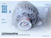 Lichtmaschine FORD Escort 86 Express (AVF) 0123310023