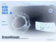 Drosselklappe AUDI A3 (8P) 03G128063A