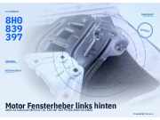 Motor Fensterheber links hinten AUDI A4 Cabriolet (8H) 8H0839397