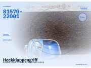 Heckklappengriff HYUNDAI i10 (PA) 81570-22002 81570-22001