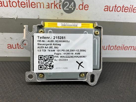 Steuergerät AUDI A4 (8E, B6) 8E0959655J Bild Steuergerät AUDI A4 (8E, B6) 8E0959655J