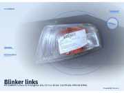 Blinker links MITSUBISHI Lancer IV Schrägheck (C6, C7)