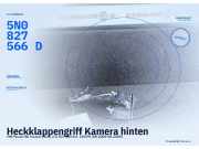 Heckklappengriff Kamera hinten VW Passat B6 Variant (3C5) 5N0827566D