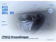 (79412 Drosselklappe MERCEDES-BENZ C-Klasse (W203) 0280750045) A1110980109