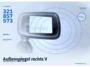 Außenspiegel rechts VW Golf I (17) 321857573