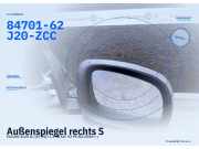 Außenspiegel rechts SUZUKI Swift III (EZ, MZ) 84701-62J20-ZCC