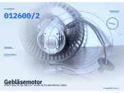 Gebläsemotor FORD Fiesta IV (JA, JB) 012600/2