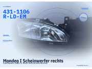 Mondeo I Scheinwerfer rechts 431-1106R-LD-EM