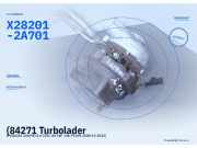 (84271 Turbolader HYUNDAI iX35 (LM) 282312F000) X28201-2A701