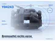 Bremssattel rechts vorne FORD Transit Kasten (F**6) 2.2 Diesel 63 kW 86 PS (04.2006-08.2014) Y04243