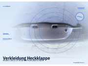 Verkleidung Heckklappe PEUGEOT 206 CC
