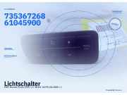 Lichtschalter FIAT Grande Punto (199) 735367268 61045900