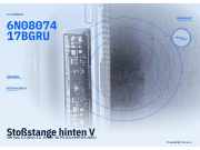 Stoßstange hinten VW Polo III (6N2) 6N0807417B GRU