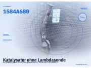 Katalysator ohne Lambdasonde MITSUBISHI Space Star VI Schrägheck (A0) MR9 1584A680