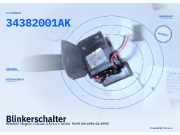 Blinkerschalter RENAULT Megane I Classic (LA) 34382001AK