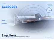 Auspuffrohr VW Passat B8 Variant (3G) 5Q0253059GG 51500204