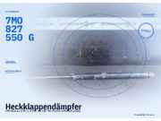 Heckklappendämpfer VW Sharan (7M) 7MO827550G