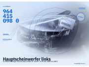 Hauptscheinwerfer links CITROEN Berlingo I Kasten (M) 9644150980