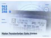 Motor Fensterheber links hinten CITROEN C5 II Break (RE) 9632533480
