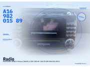 Radio MERCEDES-BENZ A-Klasse (W169) A1698201589