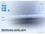 Wischerarm rechts vorne PEUGEOT 307 CC 9656189480