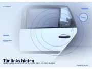 Tür links hinten SKODA Fabia II Combi (5J)