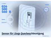 Sensor für Längs Querbeschleunigung OPEL 0265005608