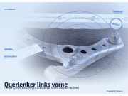 Querlenker links vorne TOYOTA Avensis Verso (M2)