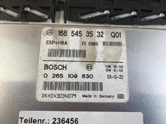 ( Steuergerät MERCEDES-BENZ A-Klasse (W168) 1685453532Q01) Bild ( Steuergerät MERCEDES-BENZ A-Klasse (W168) 1685453532Q01)