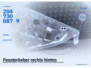 Fensterheber rechts hinten MERCEDES-BENZ C-Klasse (W204) A2127301879 2047300879