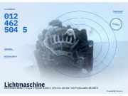 Lichtmaschine MERCEDES-BENZ C-Klasse T-Modell (S203) 0124625045