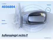 Außenspiegel rechts PEUGEOT 305 I (581 A) 4036804