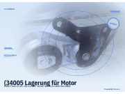 (34005 Lagerung für Motor FORD Fiesta V (JH, JD))