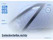 1reieckscheibe rechts AUDI 80 (81, 85, B2) 43R-001010 42R001010