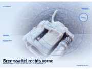 Bremssattel rechts vorne DACIA Sandero I (BS)