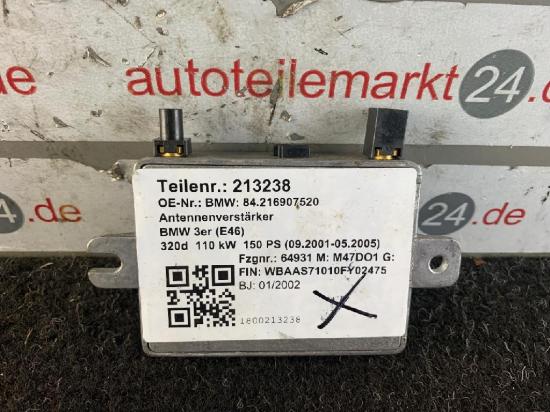 Antennenverstärker BMW 3er (E46) 84216907520 Bild Antennenverstärker BMW 3er (E46) 84216907520