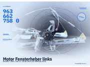 Motor Fensterheber links PEUGEOT 206+ (T3E) 9636627580