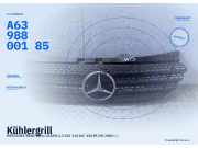 Kühlergrill MERCEDES-BENZ Viano (W639) A6398800185