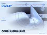Außenspiegel rechts HYUNDAI Santa Fe I (SM) 012147