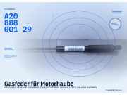 Gasfeder für Motorhaube MERCEDES-BENZ CLK (C208) A2088800129
