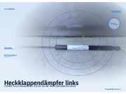 Heckklappendämpfer links TOYOTA Yaris Liftback (P9)
