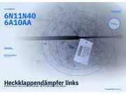 Heckklappendämpfer links FORD Fusion (JU) 6N11N406A10AA
