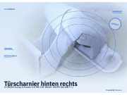 Türscharnier hinten rechts CITROEN Jumpy II Kasten