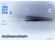 Heckklappendämpfer VW Golf III (1H) 1H6827550A