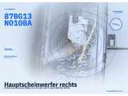 Hauptscheinwerfer rechts FORD Sierra Kombi (BNG) 87BG13N010BA